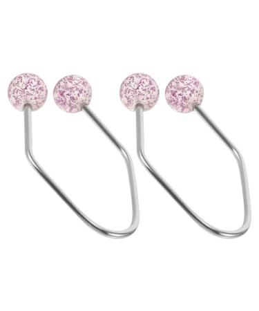 SHERCHPRY Lot de 2 Entra neurs de Fossettes Faciales en Acier Inoxydable Outil D exercice pour Joues R glable Violet Paillet Compact et Portable pour Soin du Visage Quotidien