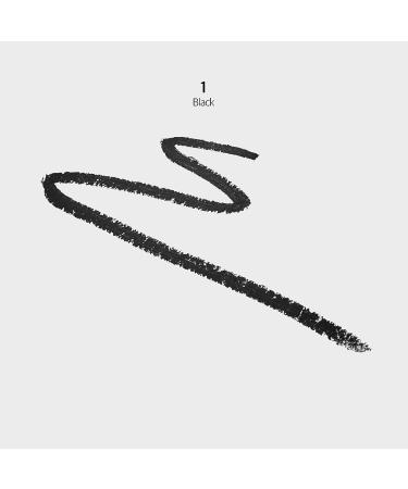 SISTERANN Perfect Slim Waterproof Eye Pencil 01_Black - 0.5g Ultra Slim 2mm Tip - Buy Online on GoSupps.com