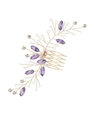 Ipetboom prom hair accessories wedding hair accessories for brides moon hair pin hair comb clips accessories prom vintage comb Hair piece rhinestones bride Hair up wedding