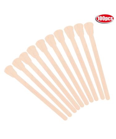 Waxes wood wax spatula wax Applicator hair removal pens for nose eyebrow ear face mustache bikini lip (100 pieces)