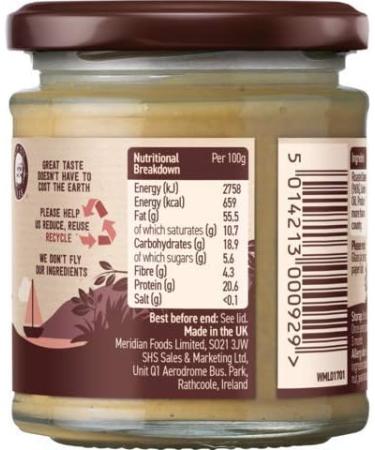 Meridian Natural Cashew Butter 170g - Buy Online on GoSupps.com