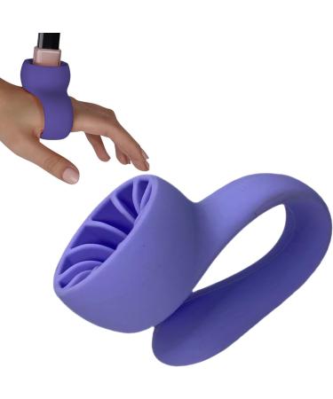 Fellflying Nail Polish Organizer - Fingernail Polishing Tool Strong Grip Airlock Suction Silicone Nail Polish Holder For Salon Design Violet - Buy Online on GoSupps.com