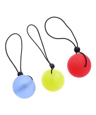 3 STK stress balls stress ball hand training wrist trainer grip ball fitness equipment handle strengthen ball fitness hand therapy pabs sport grip ball powerball ventilation ball