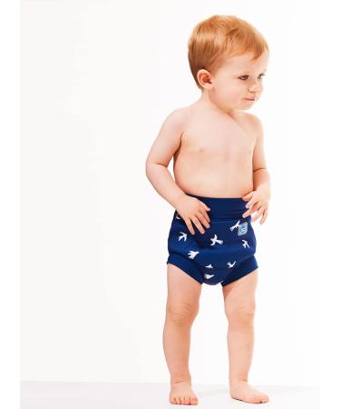 Splash About Baby & Toddler Happy Nappy Swim Nappy - White Birds, 0-3 Months - Buy Online on GoSupps.com