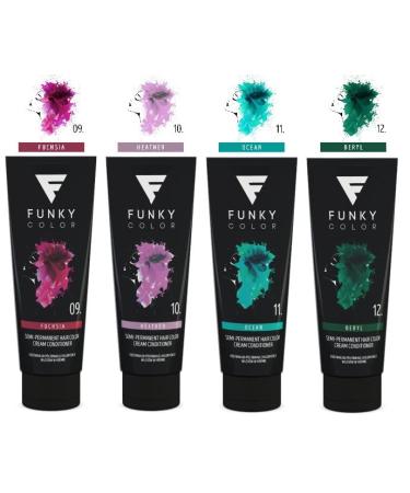 Funky Color Ultraviolet 16 - Semi-Permanent Hair Color | 28 Vibrant Shades for Bold Hair | Shop Internationally - Buy Online on GoSupps.com