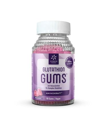 THE POWERFUL VIP PROTECTION FOR YOUR CELLS! Glutathione Gums from Lemon Pharma with focused tri-complex glutathione vegan