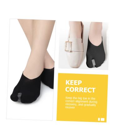 Healeved 5 Pairs Separator Boat Socks - Orthotic Foot Stretcher & Bunion Protector for Men & Women | Comfortable Polyester Fiber - Buy Online on GoSupps.com