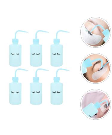 Healvian Set of 6 Cleaning Bottles for 250ml Shampoo Narrow Nozzle Anti-Leak Flexible - Buy Online on GoSupps.com