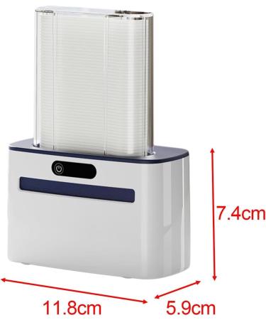 Buy Kowaku Automatic Dental Floss Dispenser - Dark Blue Dental Floss Holder & Organizer for Home Office & Travel - Buy Online on GoSupps.com