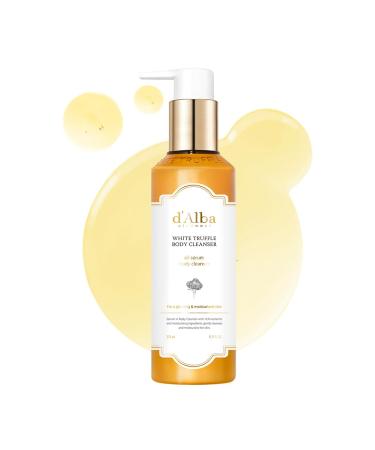 d'alba Piedmont White Truffle Oil Serum Body Cleanser 275ml Vegan Moisturizing and Mild Formula Rich Gentle Lather