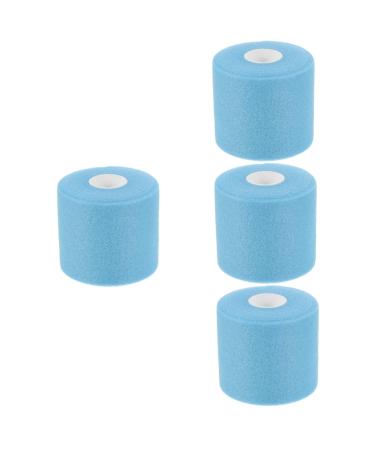 FRCOLOR 4 Rolls Skin Membrane Athlete Supplies Sports Tape Athletic Kinesiology Sport Tape Athletic Tape Bulk Sponge Thigh Tape Ankle Tape Athletic Tape for Fingers Sky-bluex4pcs 6.5x6.5x6.5cmx4pcs