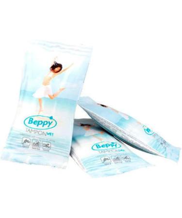 Beppy Wet Tampons - 8 Individually Packed Hygienic Soft & Comfortable Sponge Tampons for Freedom during Periods | Swim Sport Sauna - Buy Online on GoSupps.com