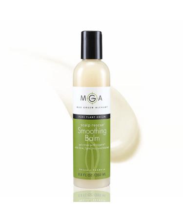 MGA Vegan Hair Smoothing Balm - Scalp Rescue Organic Formula with Keratin Repairs Rough Hair | Hair Care Product with Argan Oil for Men & Women Provides Frizz Control  Strengthens & Add Shine to Hair | Synthetic Free | 8...