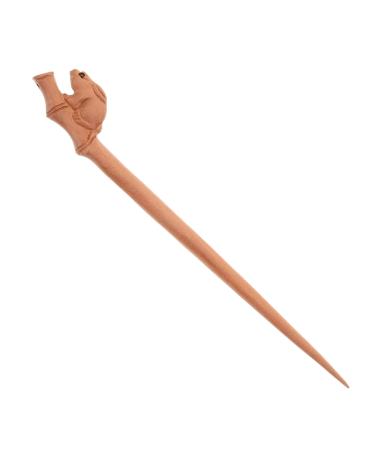 Mikinona Bunny Hairpin Rabbit Year Hair Stick Hair Ornaments for Women Womens Hair Clips Hair Sticks for Hair Retro Chignon Pin Easter Chinese Hair Sticks Shawl Pin Japan Wood Miss Classic