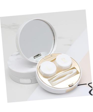 Homsfou 3 STK Rabbit Contact Lens Case Holder - Travel Set with Marbling Design | International Shipping Available - Buy Online on GoSupps.com