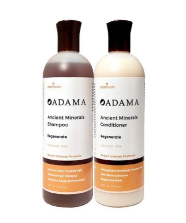 Adama Minerals Shampoo and Conditioner Set 16 oz (Regenerate)