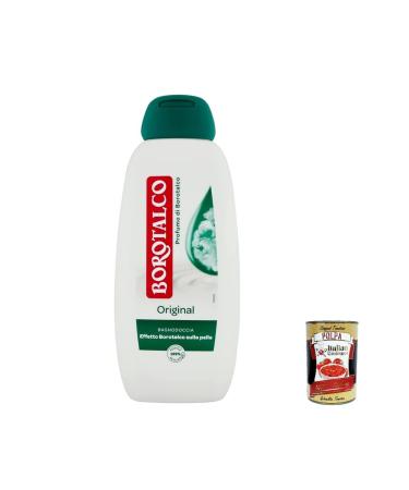 Italian Gourmet E.R. Borotalco Lot de 12 gels douche et gel douche Borotalco Original 450 ml + Polpa Italian Gourmet 400 g