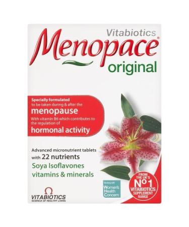 Vitabiotics Menopace Original 30 tablets from Menopace