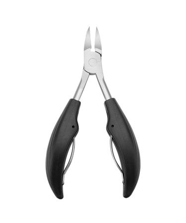 Nail Clipper for Thick Nails 1Pcs Nail Cuticle Scissors Black Red Toes Dead Skin Pliers Trimming Tonail Clipper Nipper Manicure Pedicure Tools (Color : Black)