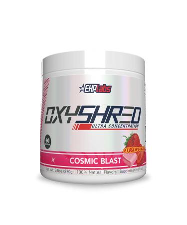 EHPlabs OxyShred Thermogenic Pre Workout Powder & Shredding Supplement - Preworkout for Men & Women Sugar Free Energy Powder with 150mg of Caffeine - Cosmic Blast 60 Servings