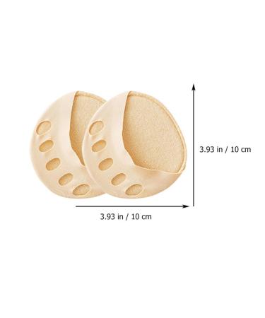 Healifty Cotton Five-Finger Invisible Socks - 4 Pairs Foot Pain Relief & Toe Protection Pads for Comfort - Buy Online on GoSupps.com