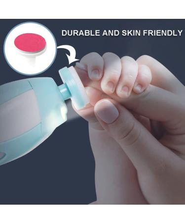 12 Pack Baby Nail File Replacement Pads - Professional Electrical Nail Trimmer Grinding Heads - Baby Nail Care Accessories - Buy Online on GoSupps.com