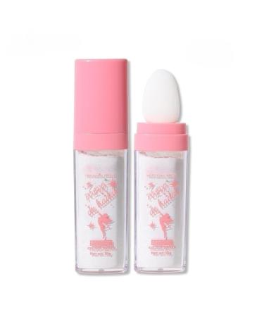 PICKX Fluorescent powder Body Flash Powder Stick Shiny Pink Fairy Pink Shiny Pink White Moonlight Powder Makeup stick Fairy Powder Highlights Fairy Powder Fairy Pink Highlights Patch Fairy Makeup (01#White)
