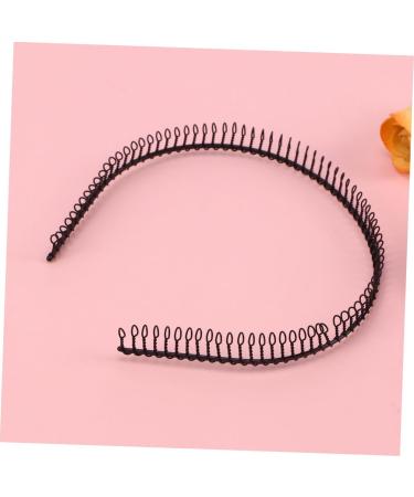 FRCOLOR Hair Band for Men Mens Headbands Princess Dresses for Girls Hair Jewels for Women Hair Accessories for Black Scrunchies Hair Bands Metal Teeth Comb Hair Piece Man Running - Buy Online on GoSupps.com