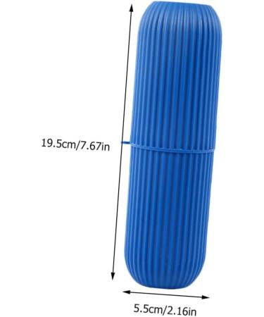 Minkissy Toothbrush Covers 8 Pack Blue Plastic for Sensitive Gums Travel & Whitening | Ideal Cleaning Solution for Households - Buy Online on GoSupps.com