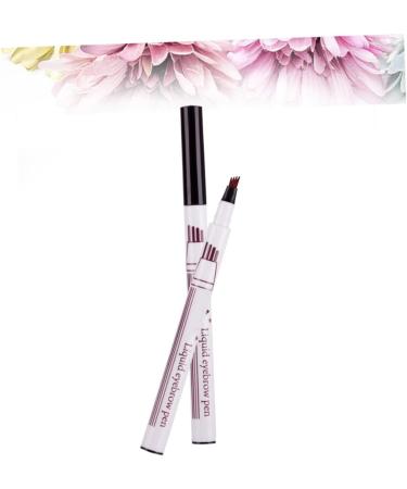 Beavorty Liquid Eyebrow Pen 3pcs Grey Eyebrow Pronged Waterproof Natural # Pencil Dark Liquid Sweat-proof Four Durable 1 count (Pack of 1) As Shownx3pcs - Buy Online on GoSupps.com