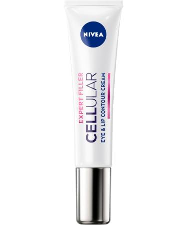  NIVEA Nivea Cellular Expert Filler Anti-Ageing Eye and Lip Contour with Pure Folic Acid and Hyaluronic Acid - 2 x 15 ml Bottles - Buy Online on GoSupps.com