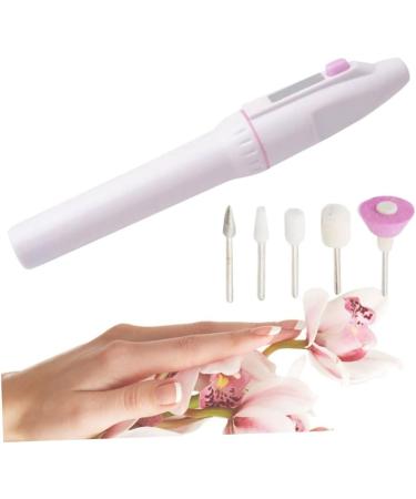 Healeved Electric Nail Polisher Electric Pedicure File Pen Electric Nail File Portable Nail Drill Mini Electric Nail Drill Electric Sander Nails Kit Nail Kit White Natural medium White - Buy Online on GoSupps.com