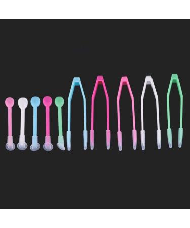 Ifundom 5-Part Contact Lens Tweezers Set | Soft Tip Contact Lens Removal & Insertion Tool | Optimal for Safe Use - Buy Online on GoSupps.com