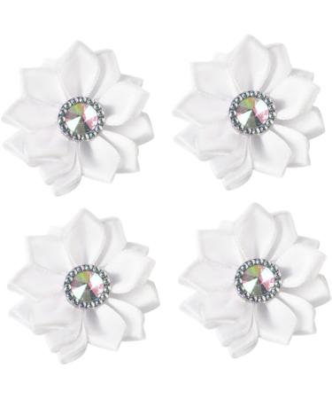 3pcs 1 20pcs Chiffon Flowers White Chiffon Flowers DIY Cloth Bloom Accessories Cloth Flowers Diamond Whitex3pcs Size 1x3pcs - Buy Online on GoSupps.com