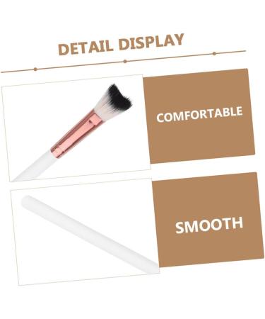 BELLIFFY Fish Tail Brush Highlighter Brush Blush Brush Highlighters Foundation Brush Makeup Brushes White 18.50X1.00X1.00CM White - Buy Online on GoSupps.com
