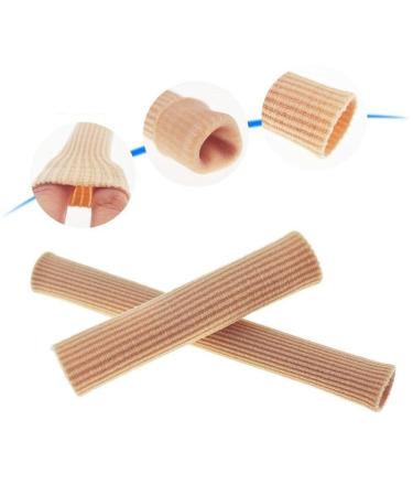 Silicone Toe Protectors - 2 Pack Soft Gel Toe Caps for Corn & Blisters - Cushion Bandage for Toes & Fingers (1.5x15cm) - International Shipping Available - Buy Online on GoSupps.com