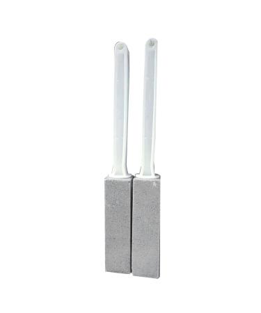 Pack of 2 Stone Toilet Cleaner Stone Toilet Cleaner Pumice Stone Toilet Cleaner Brush with Long Handle for Bathroom and Kitchen