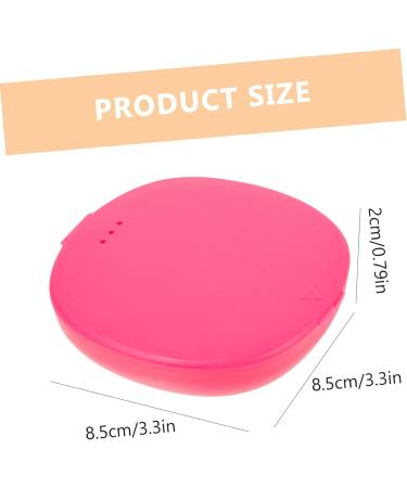 Subsofan Silicone Shell 2-Piece Menstrual Cup Storage Box - Reusable Pink Carrier Bag for Women - Buy Online on GoSupps.com