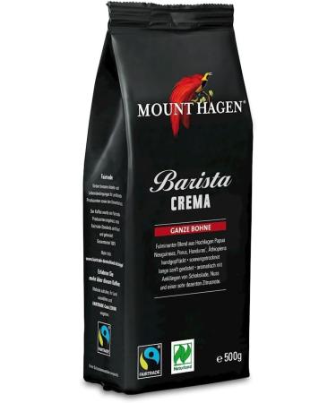 Mount Hagen Barista Crema hele Boon Bio FT Naturland 500g - Buy Online on GoSupps.com
