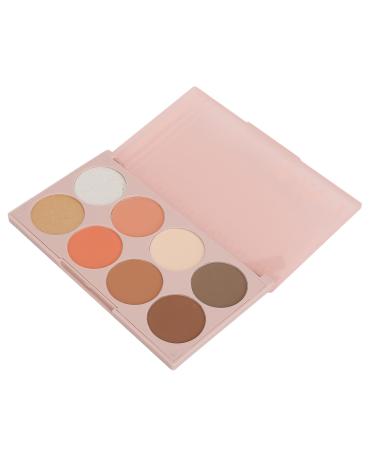 Blush Palette Makeup Palette Matte Pearlescent Long Lasting Face Makeup 4 in 1 8 Colors Blush Highlighter Eyeshadow Contour Palette Palette 02