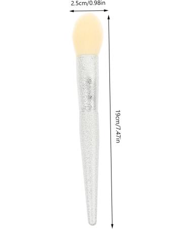 1 Set Makeup Brush Women Makeup Supplies Cosmetic Cosmetics Brush Face Beauty Tools Makeup Tool Long Handle Miss Loose Powder White Make up Artificial Fiber - Buy Online on GoSupps.com