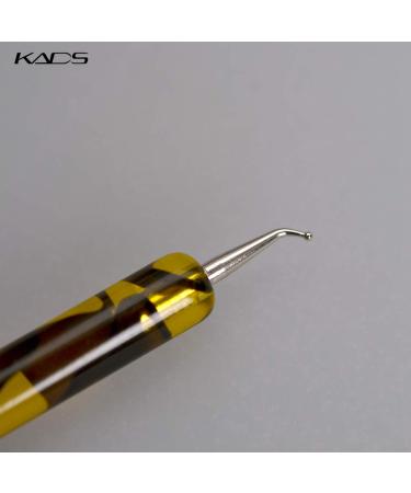KADS Kolinsky Sable Brush - 2 Way Acrylic Professional French Manicure Clean-up & Nail Art Dotting Pen for Perfect Nails - Buy Online on GoSupps.com