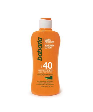 BABARIA facial sun cream 1 pack (1 x 200 ml) 6 pieces (1 pack) SPF 40