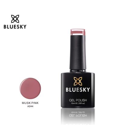 Bluesky Musk Pink Pastel Nude A44 Nail Gel Polish UV LED Soak Off 10ml