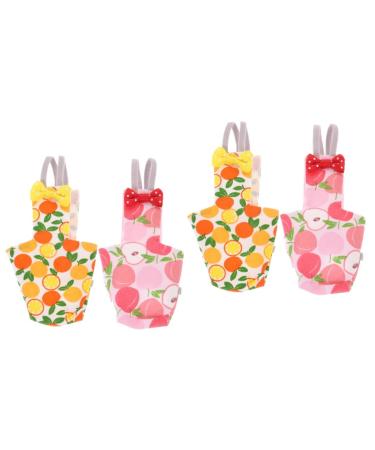 MipCase 4 pieces flying flight sweet with washable soft soft breathable reusable parrot adjustable outdoor bird suit Daily diaper urine costume pet as shown