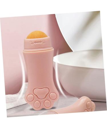 Healvian 1pc Volcanic Stone Oil-absorbing Ball Oil Absorbing Face Roller Skin Care Roller Volcanic Rock 7.5x3cm Pink - Buy Online on GoSupps.com