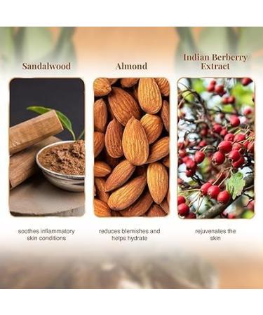 Cleansing Milk 100ml - Deep Cleanse & Soothe Skin with Sandal Ashwagandha Fenugreek & Indian Berberry | Almond & Olive Oils - Buy Online Worldwide - Buy Online on GoSupps.com