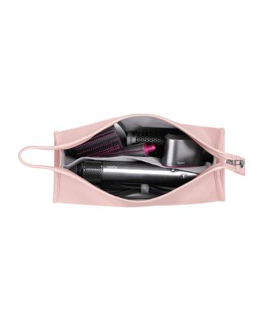 BUBM Travel Storage Bag Compatible with Dyson Airwrap Styler, Shark Flexstyle Air Styling & Drying System, Portable Carrying Case Organizer for Airwrap Styler and Attachments,Pink