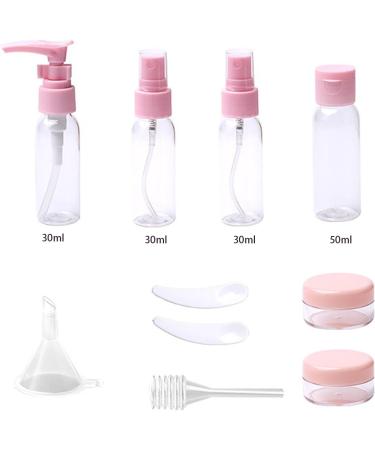 Travel Bottle Set Leak Proof Portable Toiletries Container Set for Airplane Travel Essentials Vacation Essentials for Lotion Water Cream etc Set of 11 - Buy Online on GoSupps.com
