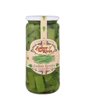 Cooked Green Beans Rioja Flavor (Sapain) 660g - Pack of 12